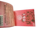 Wholesale eco-friendly embossed foil laminated security paper ticket/cheque/coupon book printing